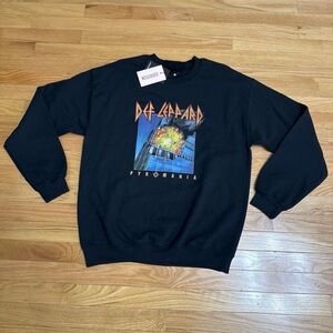 Def Leppard Black Missguided Sweatshirt NWT
